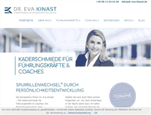 Tablet Screenshot of dr-eva-kinast.de